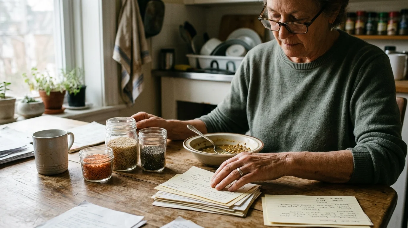 Editorial photograph illustrating: Understanding the Basics of Vegetarian Protein for Seniors